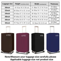 Luggage Cover Non-woven Fabric Suitcase Protector Baggage Dust Case Cover Suitable for 20-30 Inch Suitcase Case Accessories 2