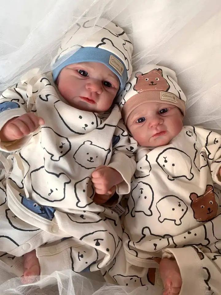 赤字超特価，セール リボーンドール22 ''リアルな男の子の双子の