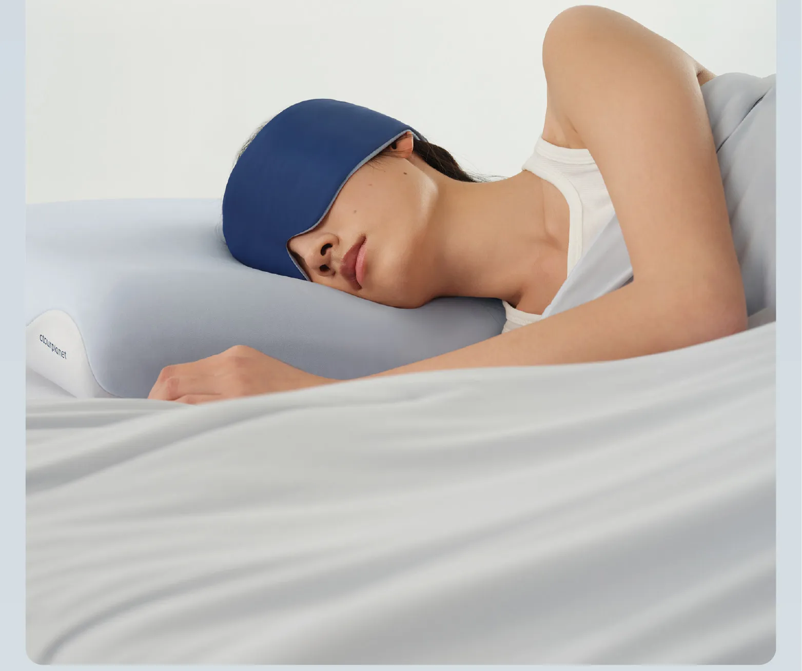 Deep Sleep Blackout Eye Mask With Full Coverage Zero Light Leakage Breathable Sweat Free Skin Friendly, Soft and Comfortable