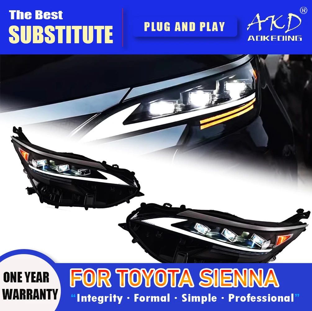 AKD-Head-Lamp-for-Toyota-Sienna-LED-Headlight-2021-2022-Headlights ...