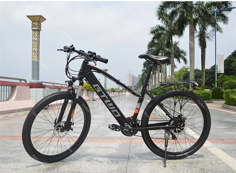 Electric Mountain Bicycles Two Wheels Electric Bicycles 26 Inch 350W 48V Smart Adults Electric Scooter Bike With Seat (26)