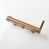 ชุดฝักบัวอาบน้ำแบบมือถือพร้อมก๊อกน้ำตกสำหรับอ่างอาบน้ำในห้องน้ำ, สีโรสบรัช, สีกันเมทัล, สีโรสโกลด์บรัช, สีโครเมียม, สีดำด้าน 3