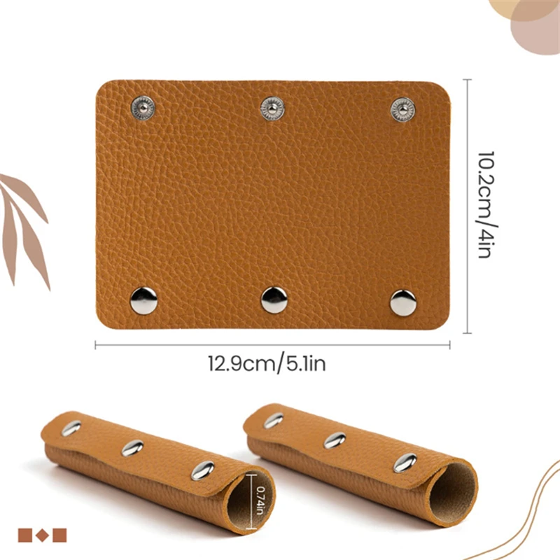 Weicher Koffer griff Schutz gepäck tasche Griff Wrap Leder Anti-Schlaganfall Kinderwagen Schulter gurt Pad Griff Abdeckung Tasche Zubehör – Detail 9