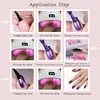 NAILCO 10ml Cat Eye Gel Polish Magic Magnetic Stick Cat Eye Gel Nail Soak Off UV Manicure Chameleon Gel Crystal Cat Eye Polish 6