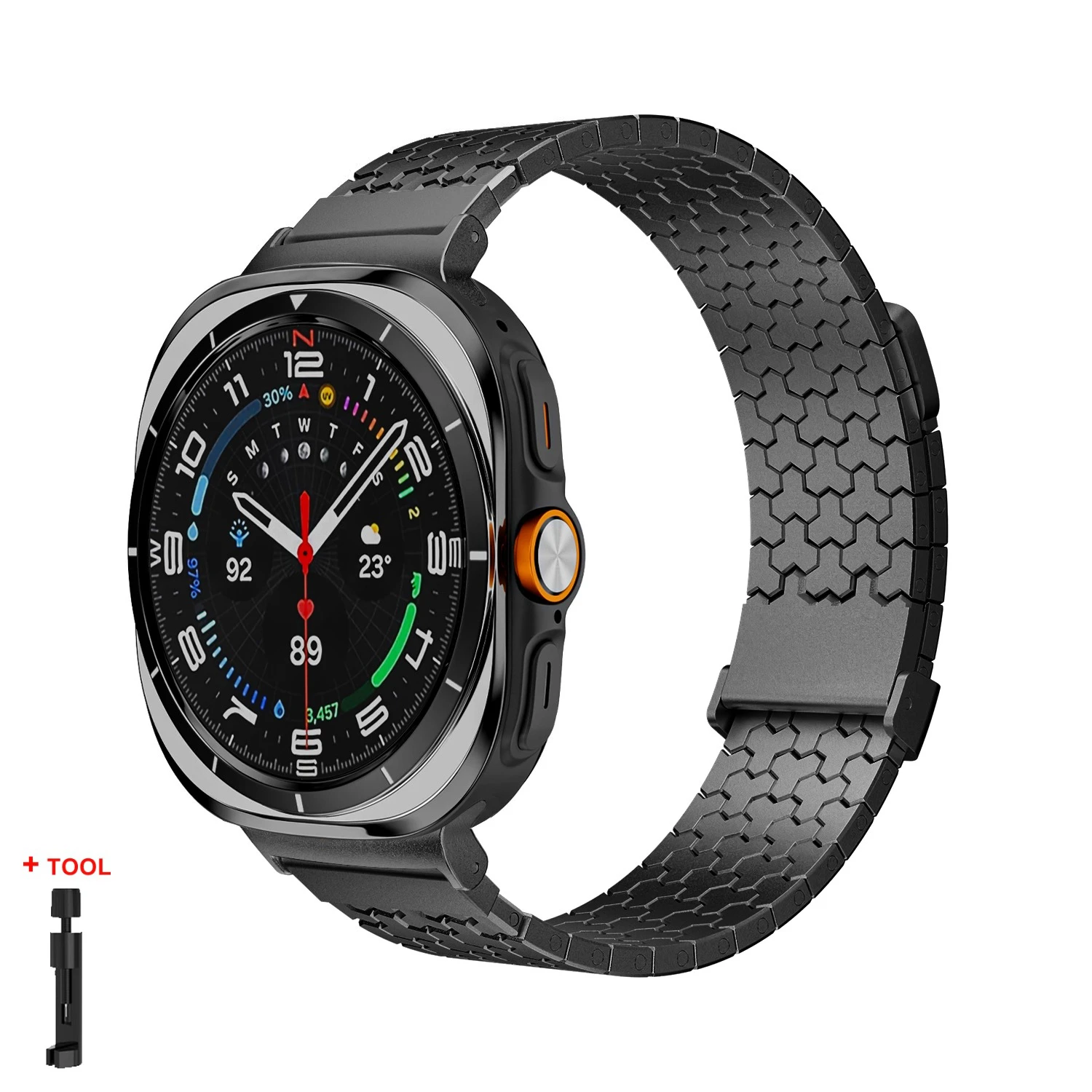 Luxury Stainless Steel Magnetic Strap - Premium Smartwatch Accessory