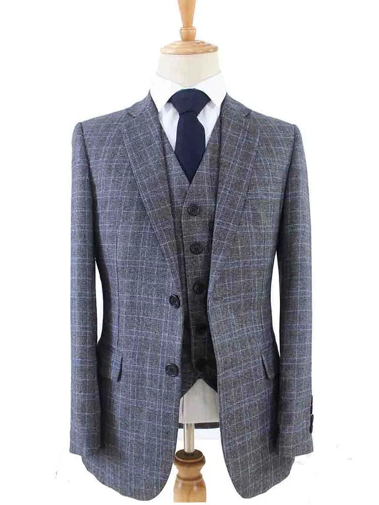 Wool Retro gentleman style tailor suits for men wedding party dresses made slim fit men 3 piece suits