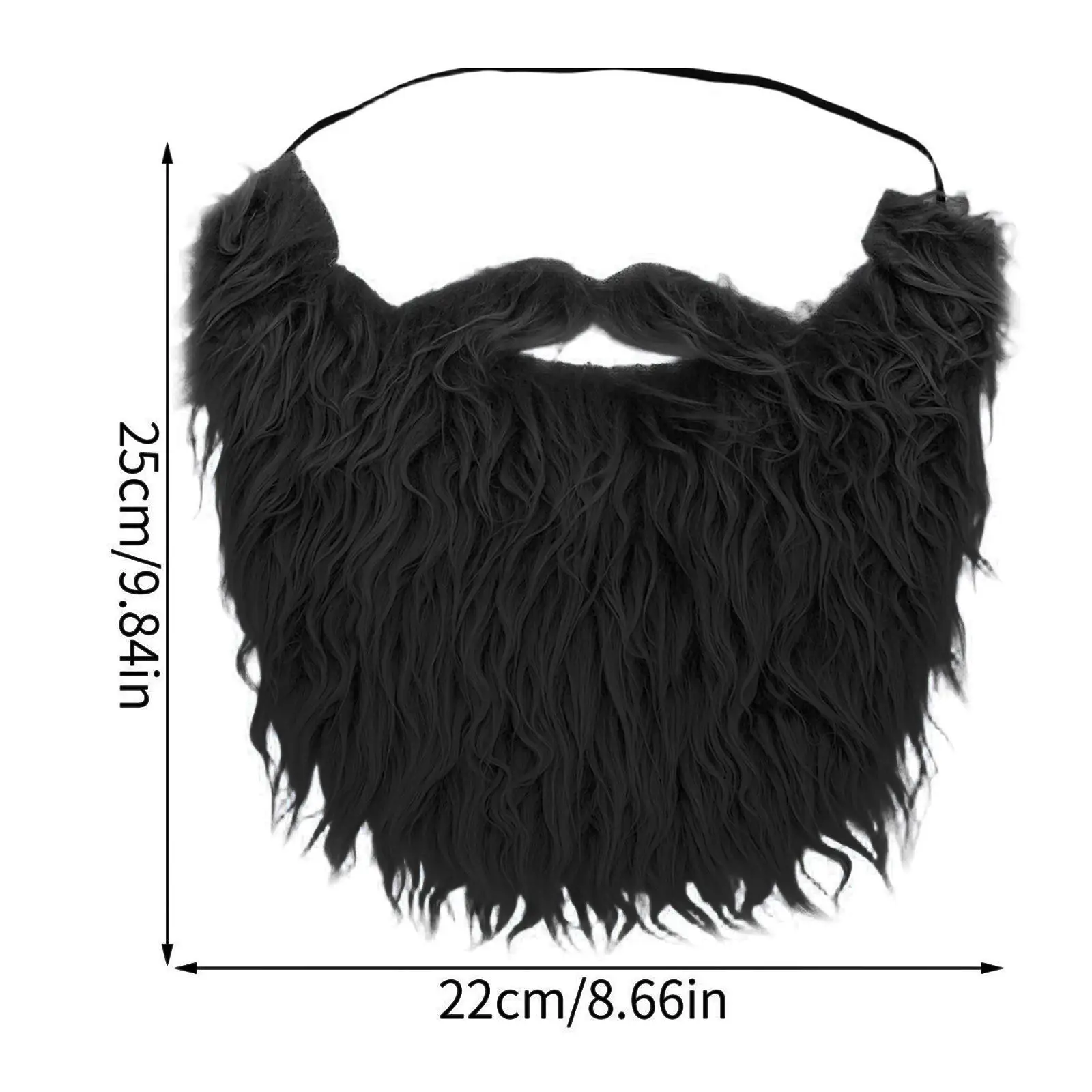 Halloween Beard Realistic Funny Adjustable Elastic Rope Facial Hair Accessories for Men Makeup Disguise Party Festival Halloween Beard Realistic Funny Adjustable Elastic Rope Facial Hair Accessories for Men Makeup Disguise Party Festival