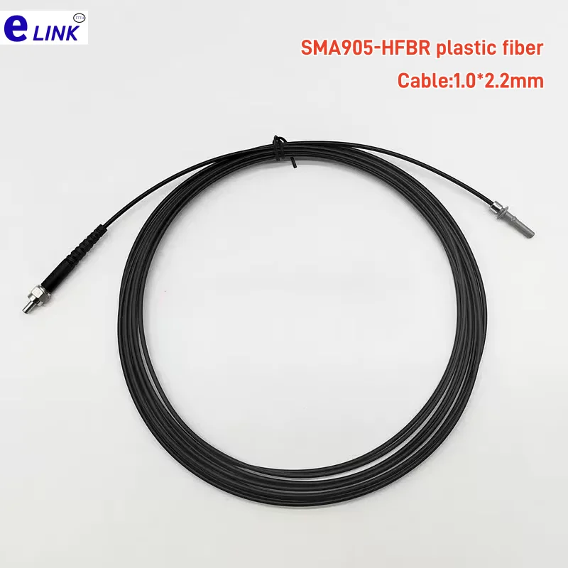 Jumper In Fibra Ottica In Plastica 1M/2M/3M | Connettore SMA905 SMA-SMA | 1PZ