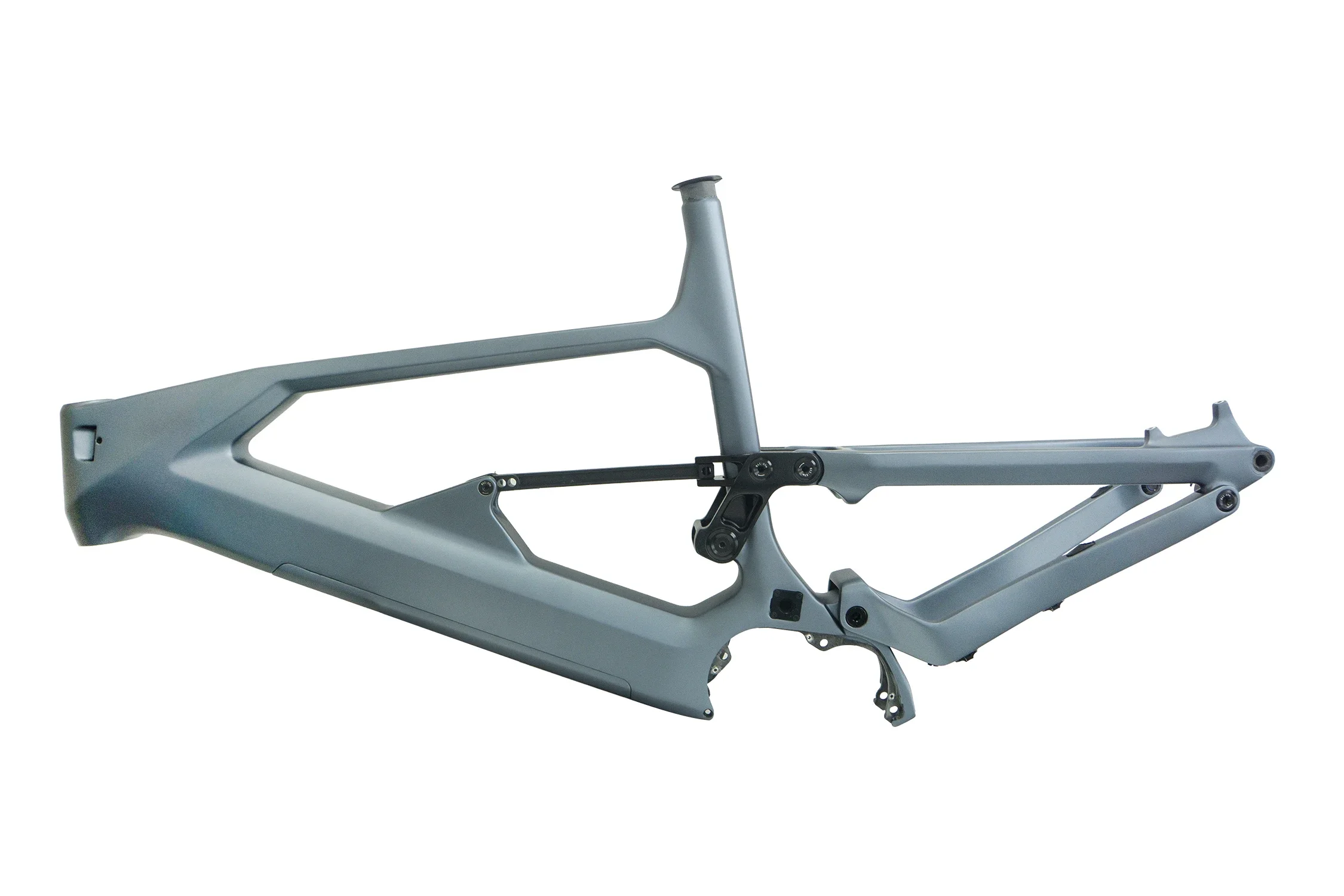 Dengfu E10 EMTB Carbon Fiber Frame Bafang M510 M560 M600 Mid Motor Hidden Battery Ebike Full Suspension Frame
