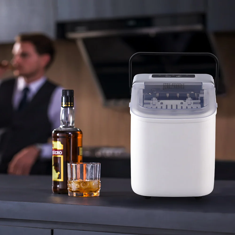 Portable Ice Maker Countertop Top Ice Maker Machine Compact and Self Cleaning for Home/Kitchen/Office