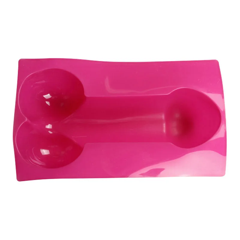 FUNNY 3D Penis Shaped Cake Mould Dick Silicone Soap Fondant Mold Bachelor Party Sexy Pastry Decorating Kitchen Baking Accessorie