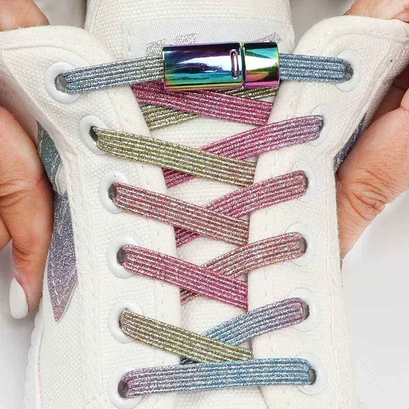 Vibrant Magnetic No-Tie Elastic Shoelaces