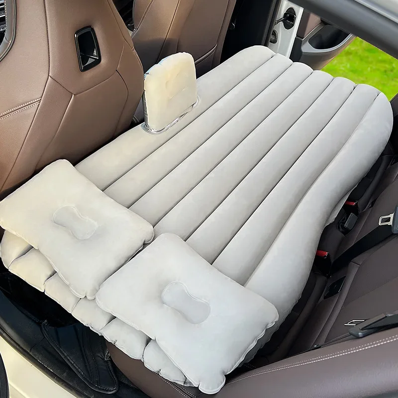Ultra-soft Flocking Environmental Fabric Car Inflatable Bed Air Cushion Bed Portable Car Travel For Most Small inflatable air bed,inflatable camping mattress,camping mattress,car sleeping mattress
