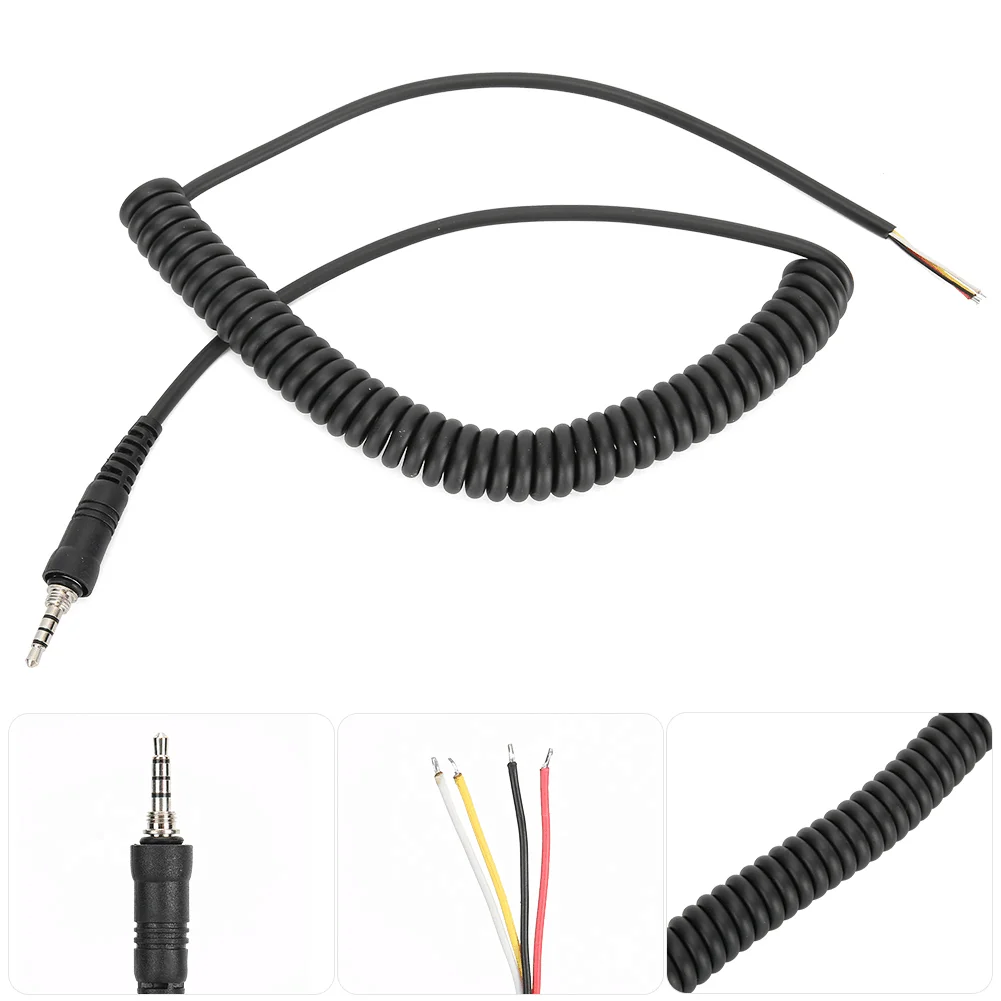 Walkie Talkie Accessories DIY Cable Suitable for Yaesu Vertex VX-6R VX-7R VX6R VX7R FT-270 FT-270R VX-127 Handheld Speaker Micro