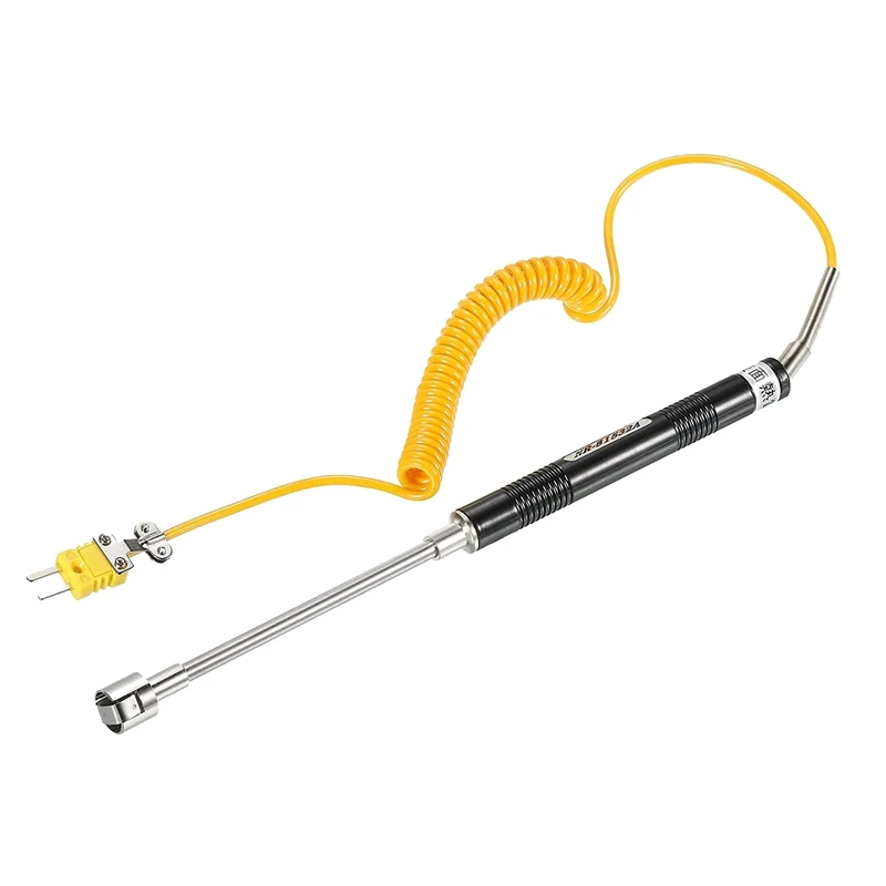 Temperature Probe Sensor Stainless Steel -58 To1472°F (-50 To 800°C) 6.6Ft 15Mm OD