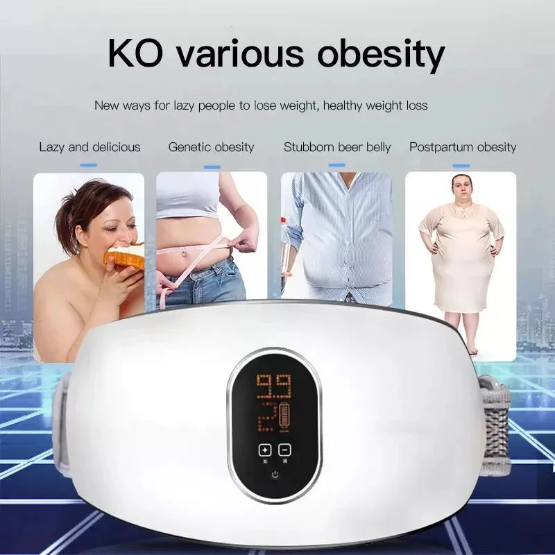 Slimming Machine EMS Electric Muscle Stimulator Lazy Loss Weight Artifact  Waist Trainer Stimulator Vibrating Fitness Massager