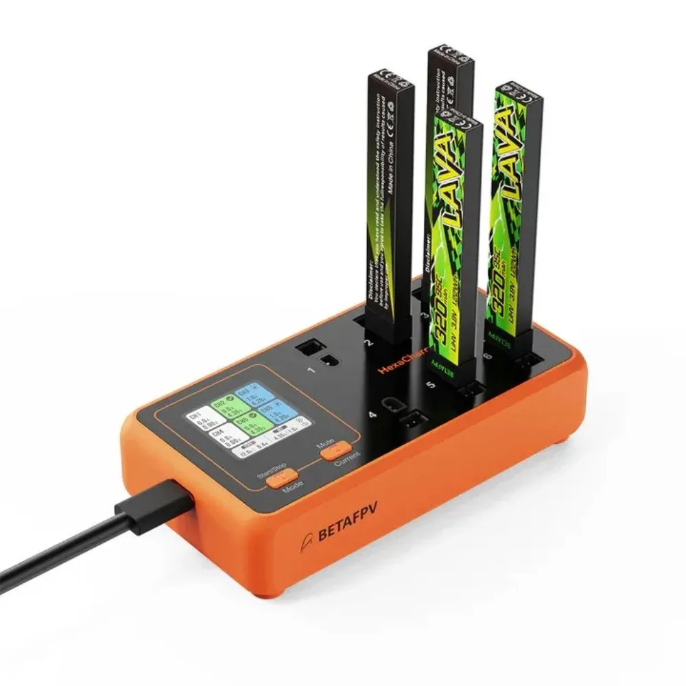 BETAFPV HexaCharger 1S 충전기 BT2.0/PH2.0 1S LiPo L..
