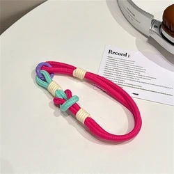 Luxury Cell Phone Wrist Strap Charm with Colorful Bracelet and Keychain Accessories (M)