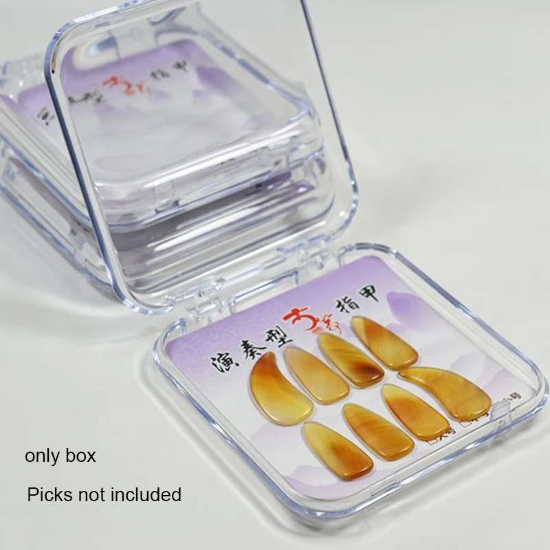 1Pc Transparent Acrylic Press-On Nail Storage Acrylic Boxes For Nail Art Storage Jewelry Storage Tool Accessories