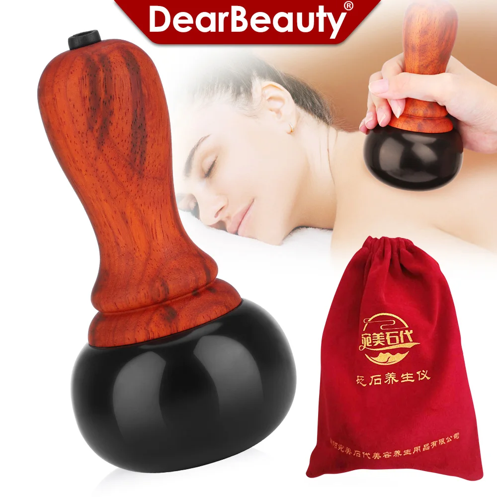 Electric Gua Sha Massager Natural Stone for Relaxation