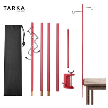 TARKA Lantern Stand Wild Detachable Lightweight Light Rack Holder Outdoor Grounding Style Camping Portable Lamp Stand for Picnic 1