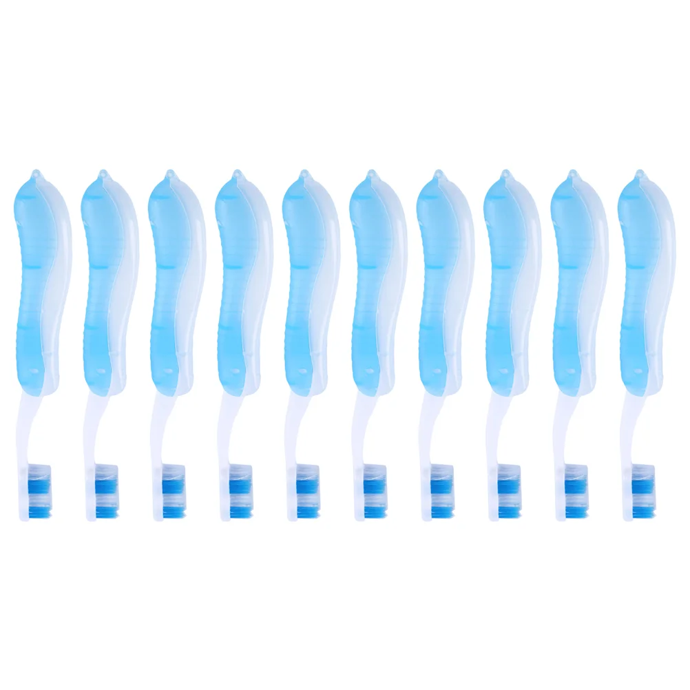 휴대용 접이식 여행용 칫솔, 여행 캠핑 연청, 캠핑 하이킹, 야외 칫솔, 20/10 개