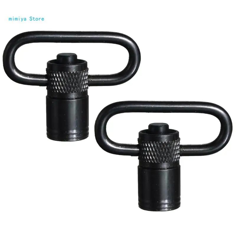 

pipi 2 Pieces Easy to Install Push Button Sling Swivel 1.25"