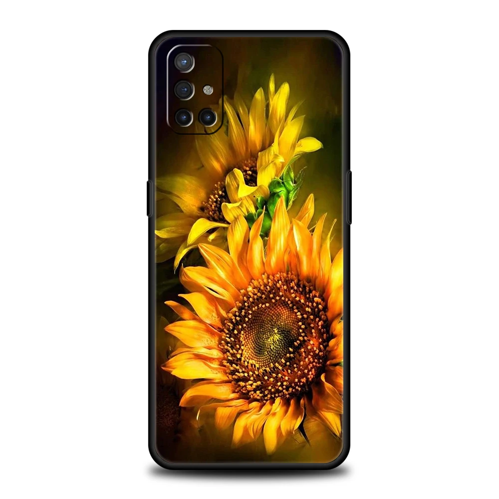 Sunflower Silicone Phone Case - Vibrant TPU Protective Cover
