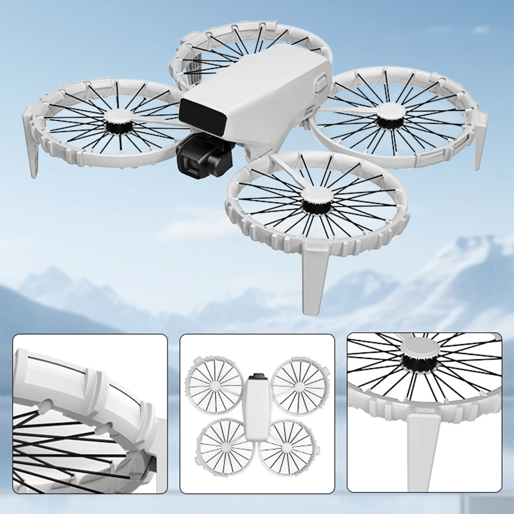 For DJI Flip Drone Propeller Guard Case Lightweight Anti-Collision Ring Protection Kit Paddle Protector Drone Accessories
