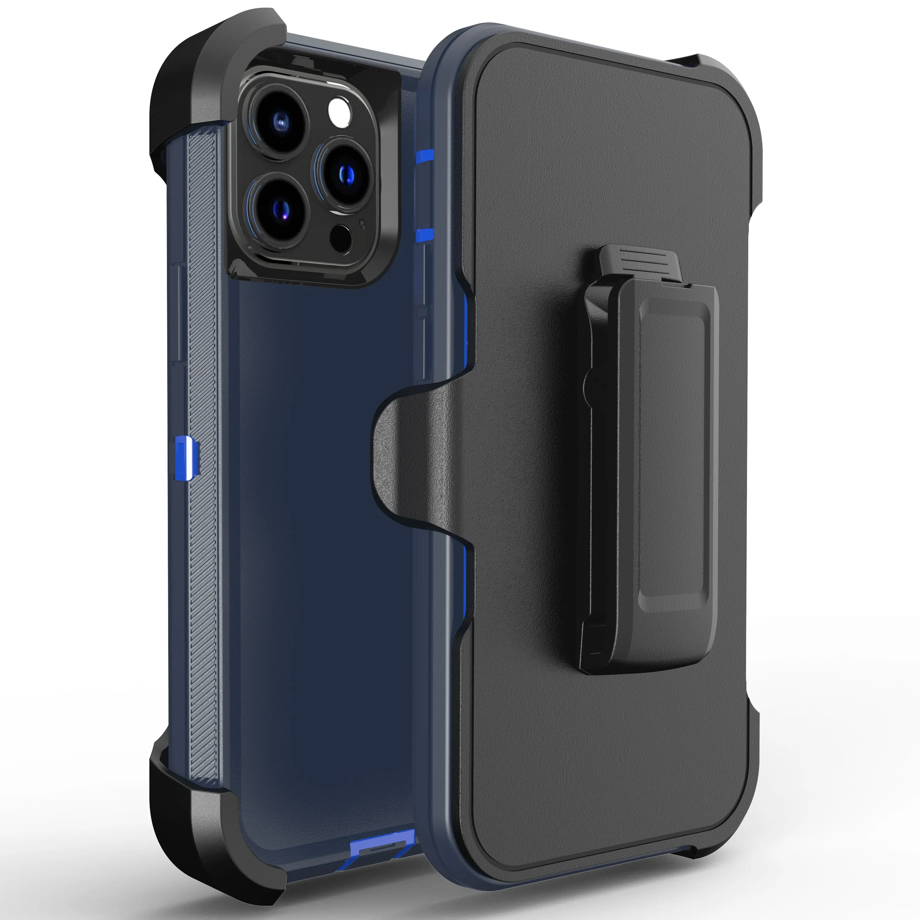 Heavy Duty 3-in-1 Shockproof Armor Case with Belt Clip