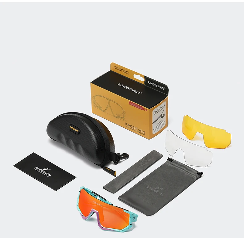 Kings even neue rad sonnenbrille männer sport frauen mtb fahrrad brille uv400 polarisierte fischs chutz brillen im freien – Detail 12