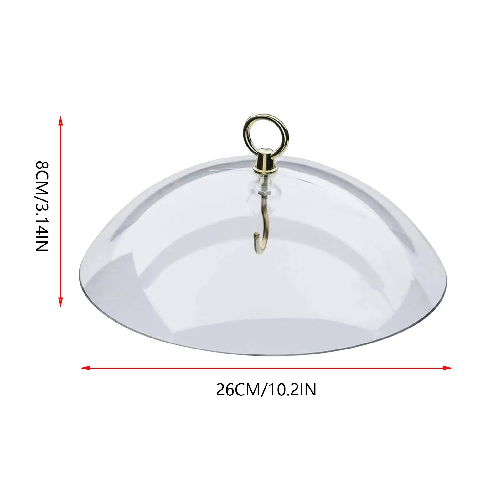 Bird Feeder Anti-Squirrel Bird Feeders Protective Cover Dome Rain Cover Hanging Feeders