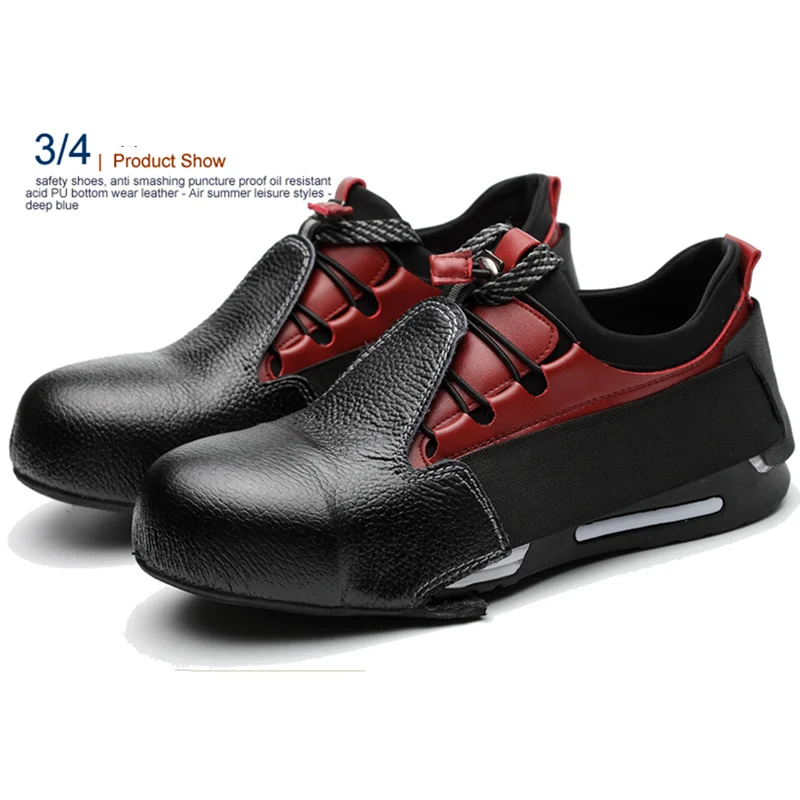 High Quality Cowhide Anti-smashing Shoe Covers Workplace Safety Shoes Anti-smash Cover Portable Light Visitor Steel Toe Cap