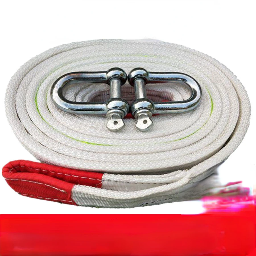 Atsafepro 10 Ton Car With Trailer Rope Car Rescue Traction Rope Off