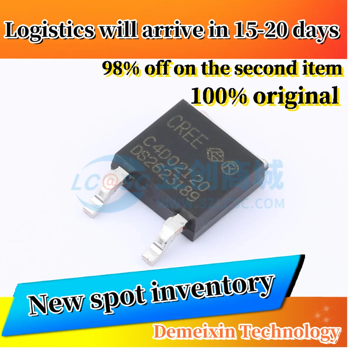 1PCS C4D02120E-TR TO-252-2 100%Original  New in Stock silicon carbide