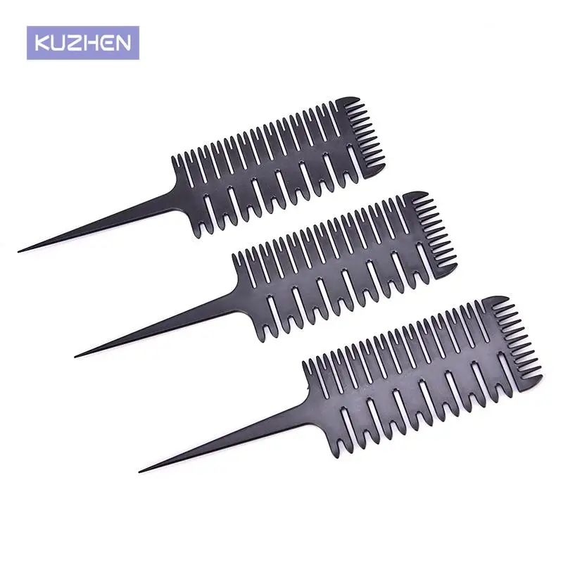 

Tail Fish Bone Shape Hair Styling Comb Professional Barber Salon Style Haircut Comb Women Big Tooth Comb Dyeing Tool