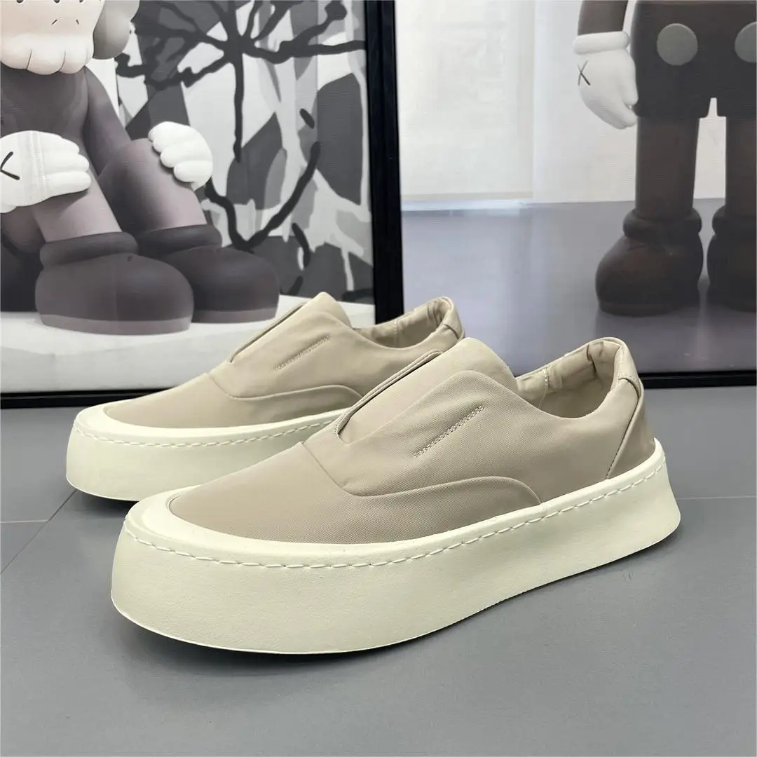 Neue Low-Top-Sneaker für Herren, solide Segeltuchschuhe, grüne Turnschuhe, Sommer-Espadrille, lässige, atmungsaktive Sneakers zum Hineinschlüpfen – Detail 3