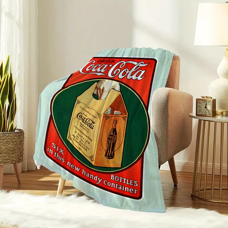 

Nap Blanket Sofa Winter Coca Colas Microfiber Bedding King Size Blanket Double Bed Blankets for Winter Fluffy Soft Blankets Warm