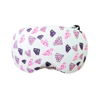 Customized Design Soft Bag Snowboard Goggles Protective Cover 2021 Microfiber Ski Goggle Cover 1
