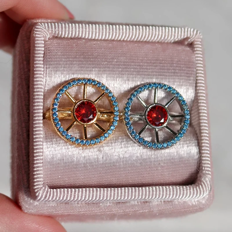 Winx Classic Club Stella Ring Fashion High Quality Full Crystal Copper Open Anello Regolabile Cartoon Cosplay Jewelry All'Ingrosso