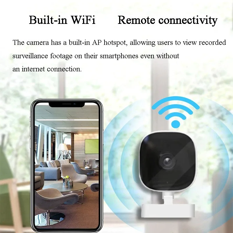 5MP Wifi Security Camera Indoor Baby Monitor Motion Detection IR Night Vision IP Camera Video Surveillance 3