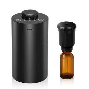 Waterless Essential Oil Diffuser Battery Operated Cordless Aromatherapy Diffuser with Timing & 3 Mist Levels car Diffuser 1