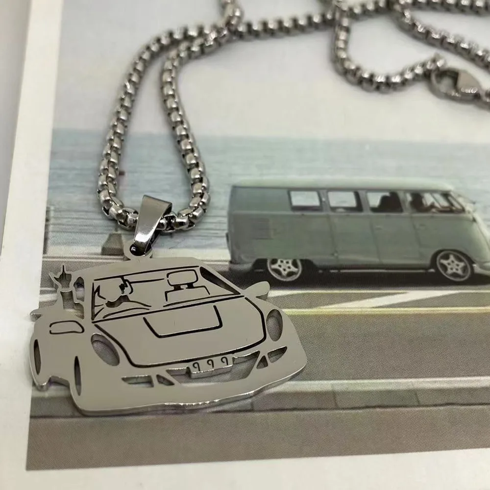 Juice Goodbye Good Riddance Hip Hop Personality Pendant Necklace Trend Men's and Women's Jewelry Accessories 3