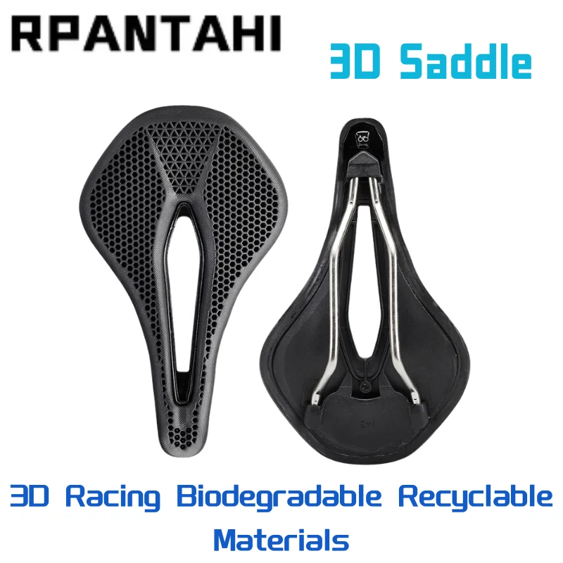 RPANTAHICarbonFiber3DPrintedCyclingSaddleUltralightHollow