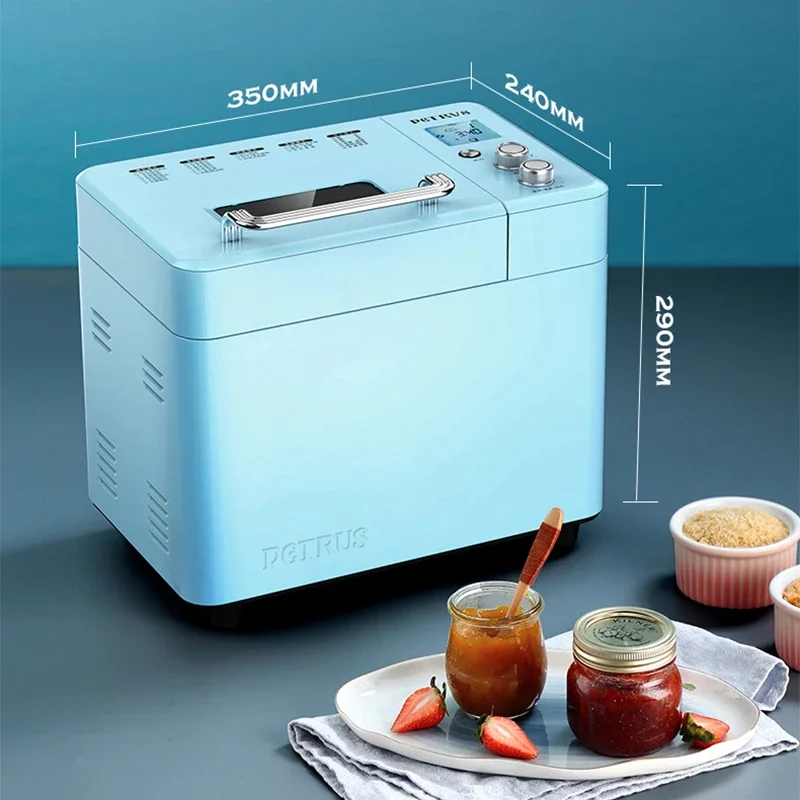PE9709 electric bread machine Bread Maker toast kneading machine, silent sprinkling of fruit material new 5