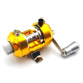 Portable Pocket Telescopic Mini Fishing Pole Pen Shape Folded Fishing Rod With Reel Wheel 5