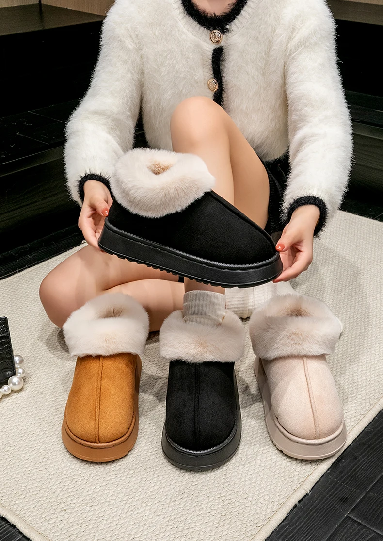 Plush Winter Slippers Canada | EvaCozy™ Non-Slip House Slippers