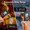 Digital Infrared Thermometer Sensor Handheld Non-contact IR LCD Backlit Display Laser Temperature Gun 600 °C for Household 4