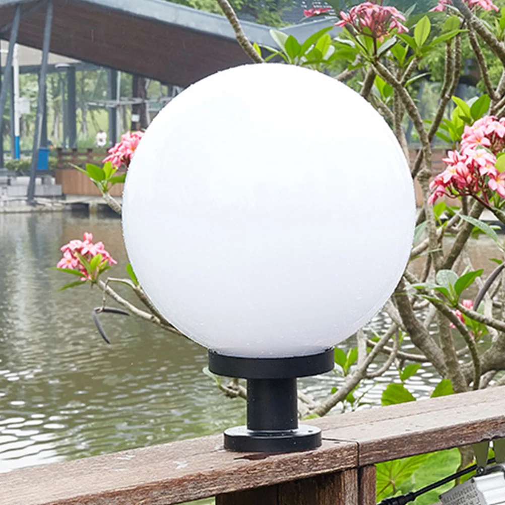 Outdoor Garden Waterproof Lampshade  Post Light 15cm Yard Light Deck Post Light Outdoor Patio Column Light