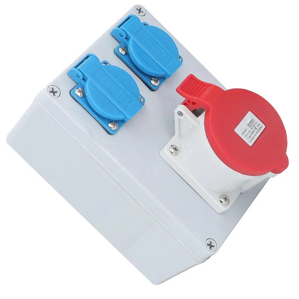 Construction Power Box Wall Distributor Socket For Construction 220-250V 16A Sockets CEE 16A 5P Socket Compact And Robust Design